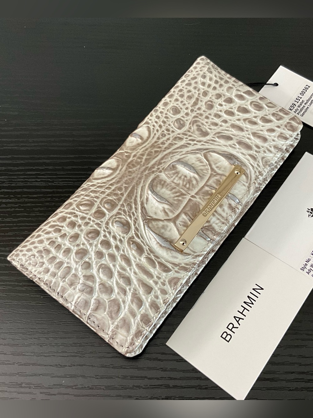 Brahmin Ady PRISTINE MELBOURNE Leather Wallet STUNNING COLORING